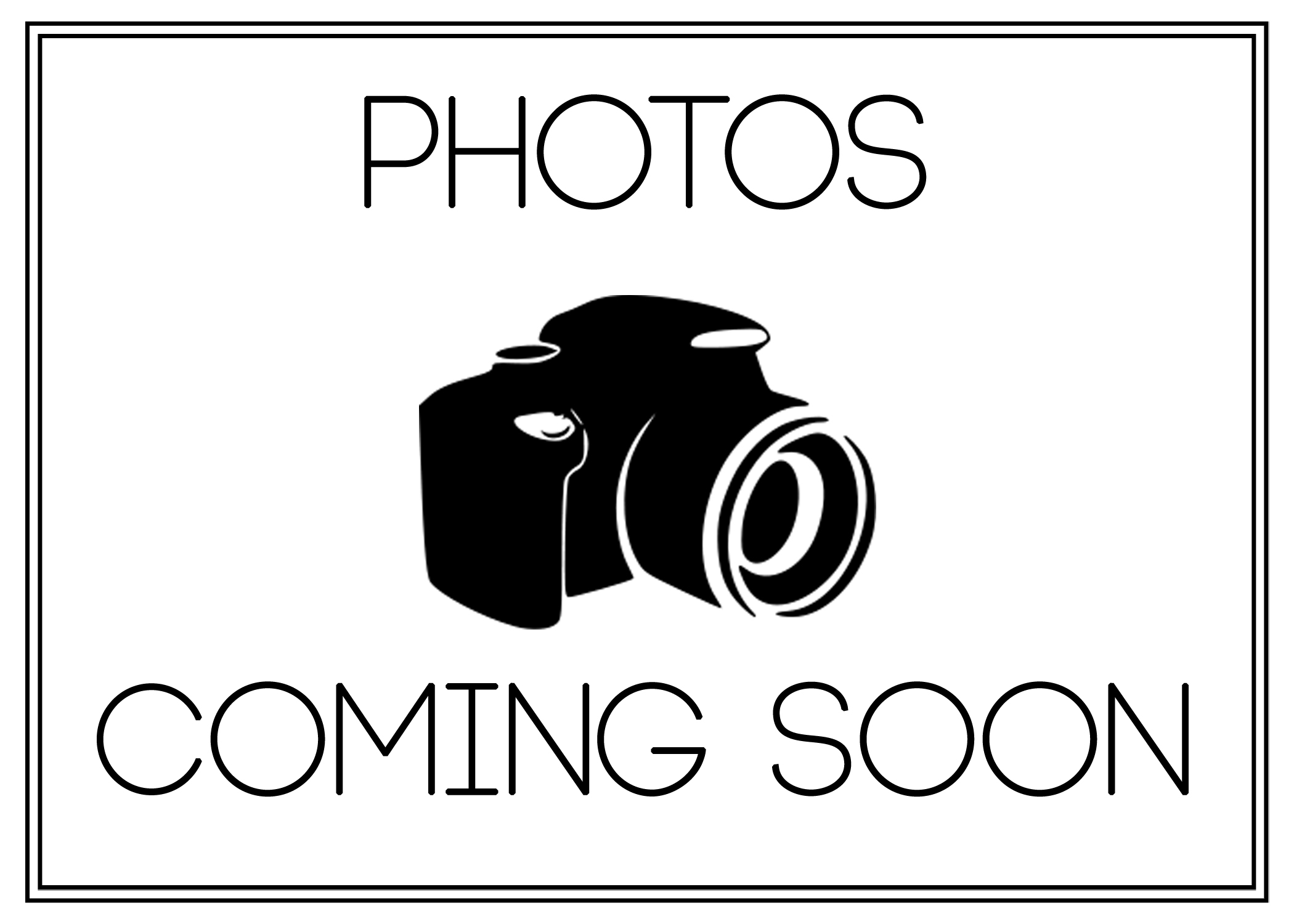 a camera and under it says 'photos coming soon'